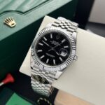 Super Clone Rolex Datejust Black Dial 126334-0018 41 mm — bracelet detail