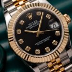 Super Clone Rolex Datejust Black Diamond Dial 126231-0019 36 mm — bracelet detail