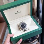 Super Clone Rolex Datejust Black Diamond Dial 126334-0012 41 mm — case and bezel