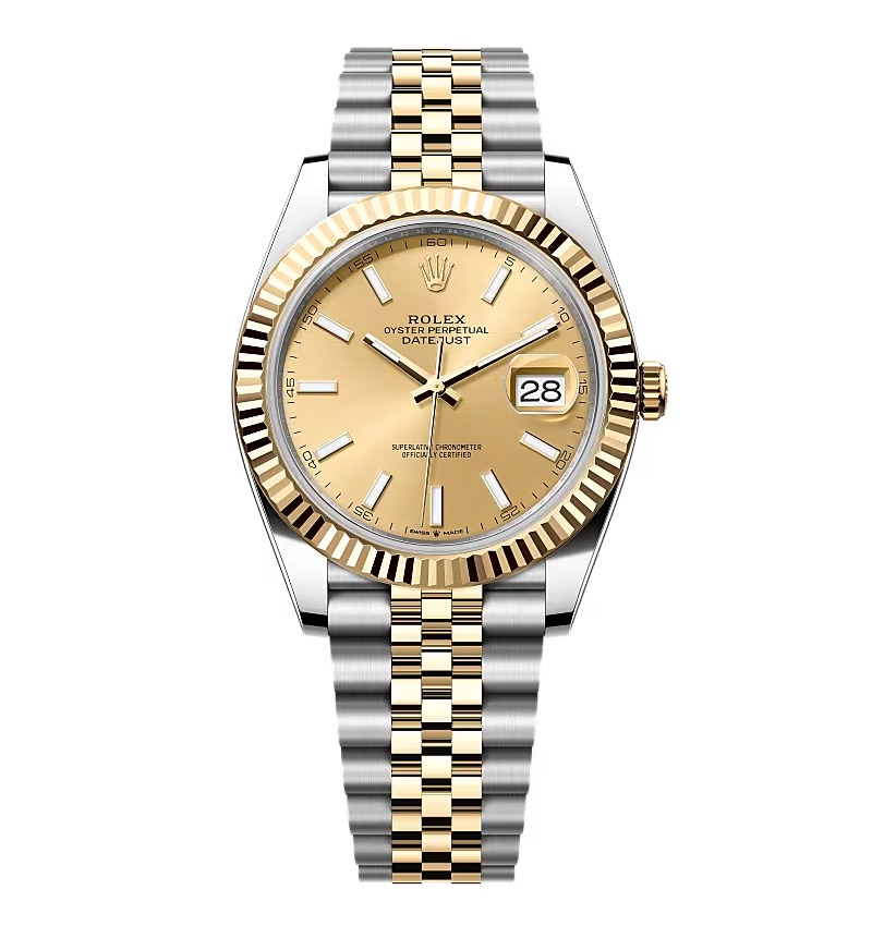 Super Clone Rolex Datejust Champagne Dial 126333-0010 41 mm