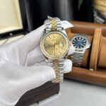 Super Clone Rolex Datejust Champagne Dial 126333-0010 41 mm — dial close-up