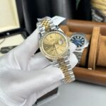 Super Clone Rolex Datejust Champagne Dial 126333-0010 41 mm — case and bezel