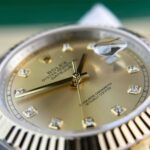 Super Clone Rolex Datejust Champagne Diamond Dial 126333-0012 41 mm — side profile