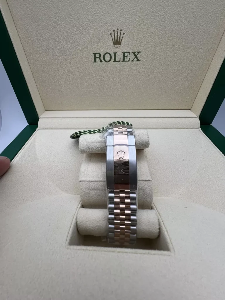 Super Clone Rolex Datejust Chocolate Dial 126231 Jubilee 36 mm — side profile