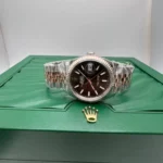 Super Clone Rolex Datejust Chocolate Dial 126231 Jubilee 36 mm — clasp and links