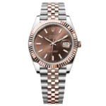 Super Clone Rolex Datejust Chocolate Dial 126331 Jubilee 41 mm