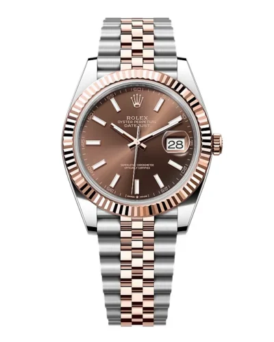 Super Clone Rolex Datejust Chocolate Dial 126331 Jubilee 41 mm