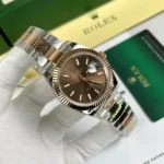 Super Clone Rolex Datejust Chocolate Dial 126331 Oyster 41 mm — case and bezel