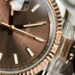 Super Clone Rolex Datejust Chocolate Dial 126331 Oyster 41 mm — bracelet detail