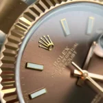 Super Clone Rolex Datejust Chocolate Dial 126331 Oyster 41 mm — side profile