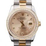 Super Clone Rolex Datejust Gold Dial SRL40 36 mm