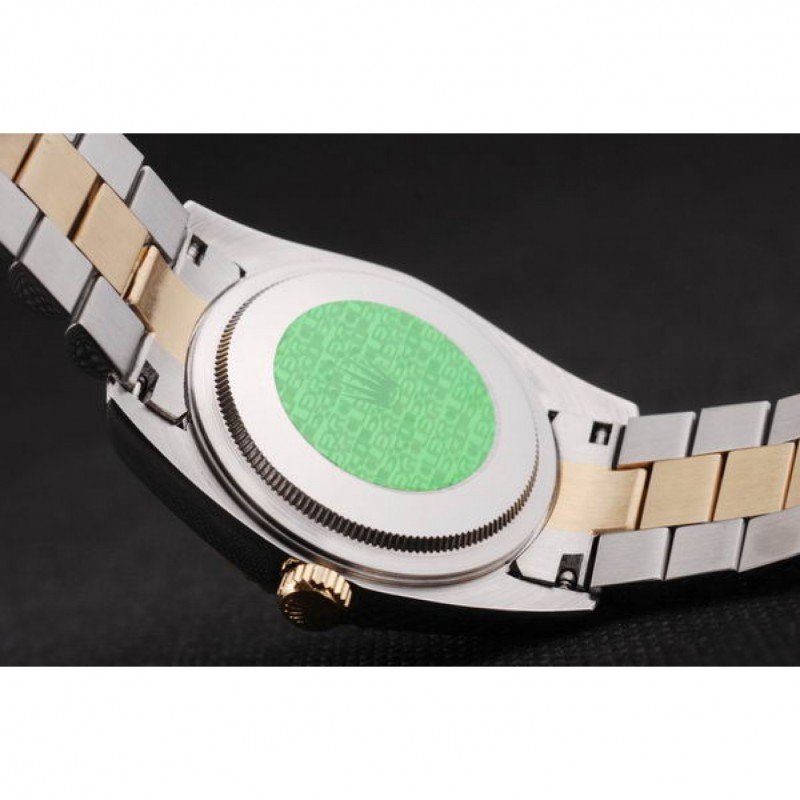 Super Clone Rolex Datejust Gold Dial SRL40 36 mm — side profile