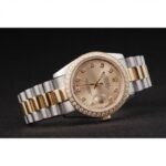 Super Clone Rolex Datejust Gold Dial SRL40 36 mm — movement / caseback view