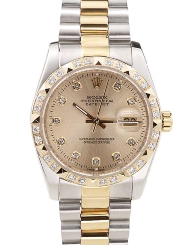Super Clone Rolex Datejust Gold Dial SRL41 36 mm – Swiss SuperClone
