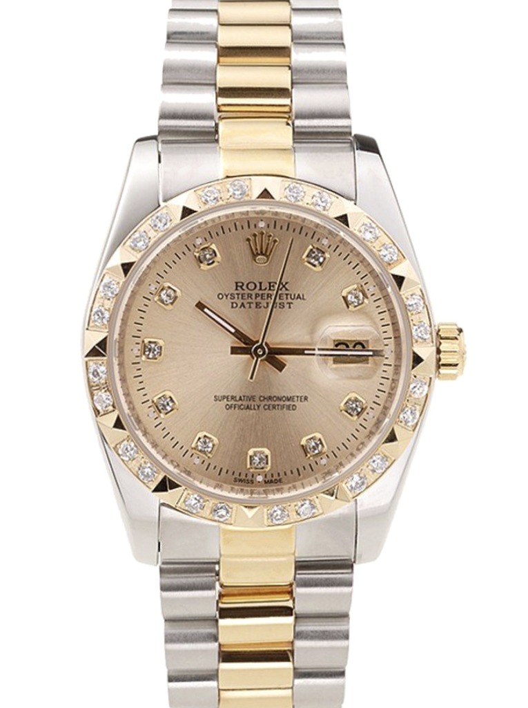 Super Clone Rolex Datejust Gold Dial SRL41 36 mm