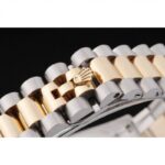 Super Clone Rolex Datejust Gold Dial SRL41 36 mm — case and bezel