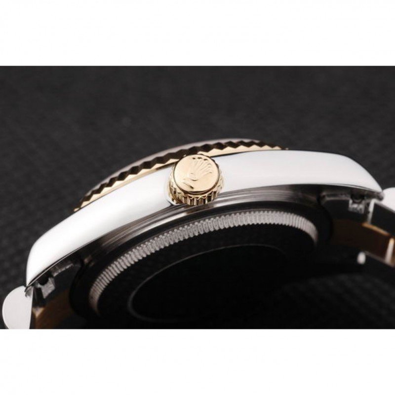 Super Clone Rolex Datejust Gold Dial SRL41 36 mm — clasp and links