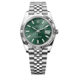 Super Clone Rolex Datejust Green Dial 126334 Jubilee 41 mm
