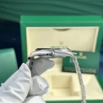 Super Clone Rolex Datejust Green Dial 126334 Jubilee 41 mm — side profile