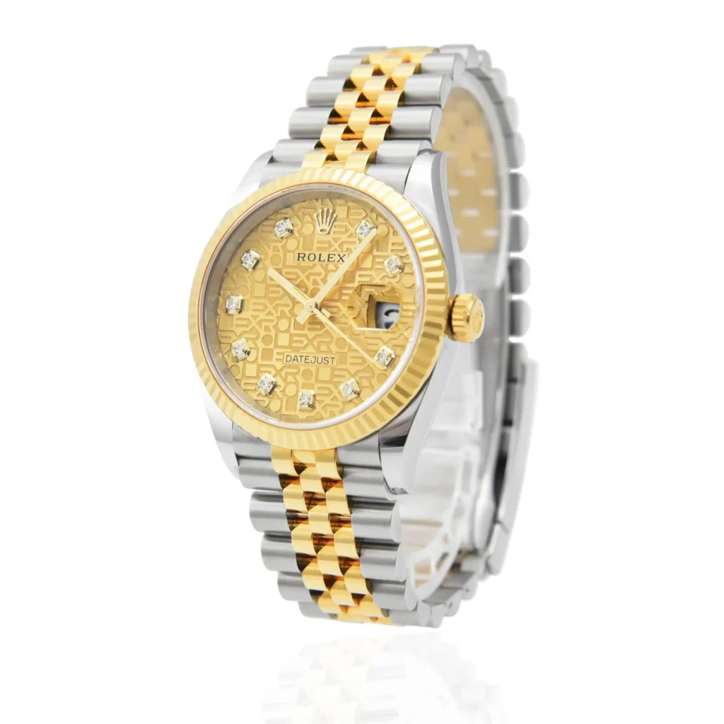 Super Clone Rolex Datejust Jubilee Dial 126233 36 mm — dial close-up