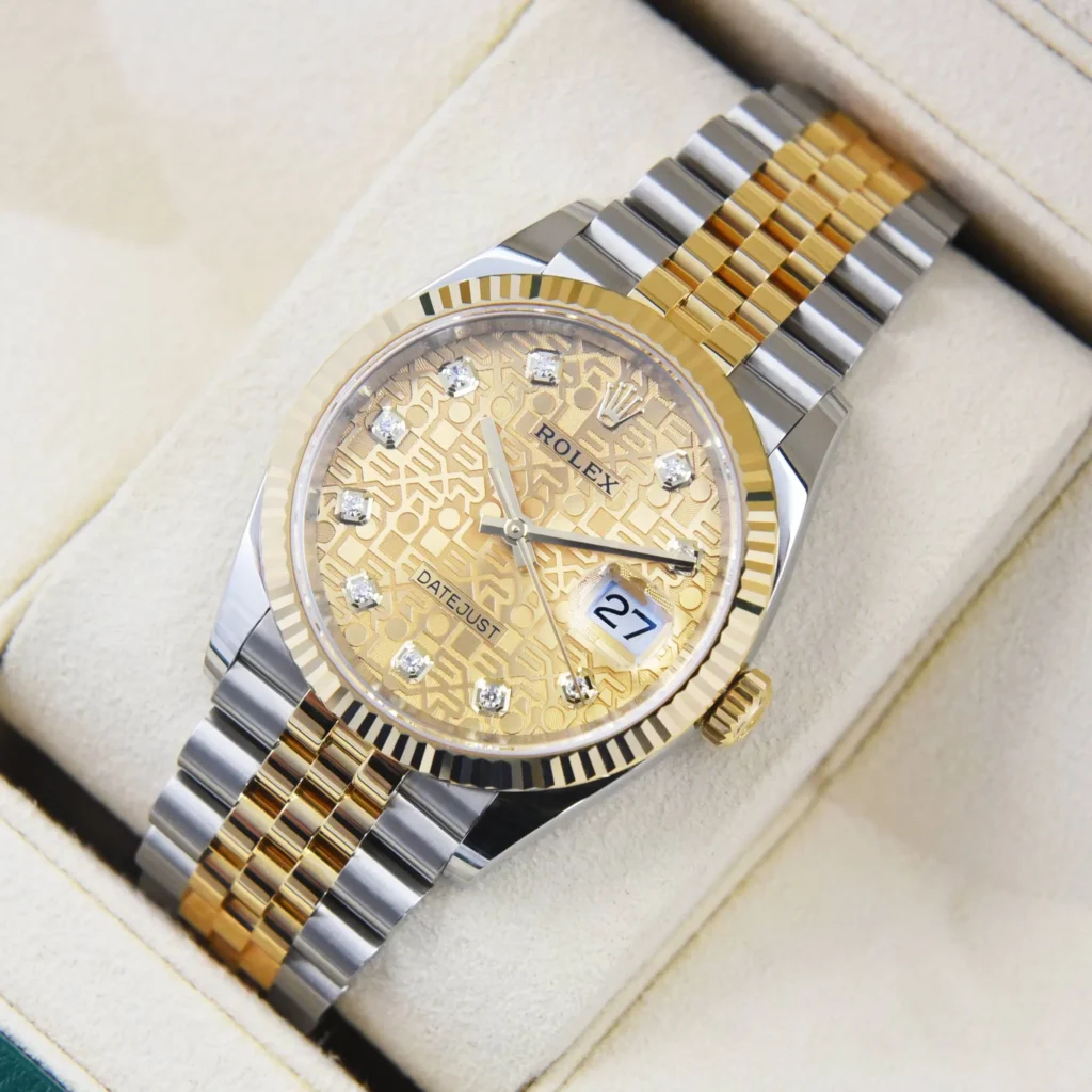 Super Clone Rolex Datejust Jubilee Dial 126233 36 mm — side profile