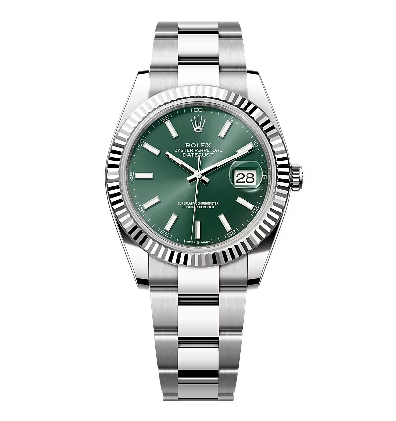 Super Clone Rolex Datejust Mint Green Dial 126334-0027 41 mm