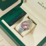 Super Clone Rolex Datejust Pink Diamond Dial 278274-0032 31 mm — side profile