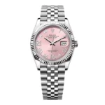 Super Clone Rolex Datejust Pink Roman Dial 126234-0031 36 mm