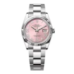 Super Clone Rolex Datejust Pink Roman Dial 126234-0032 36 mm
