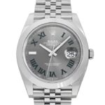 Super Clone Rolex Datejust Rhodium Dial 126300 “Wimbledon” Jubilee 41 mm