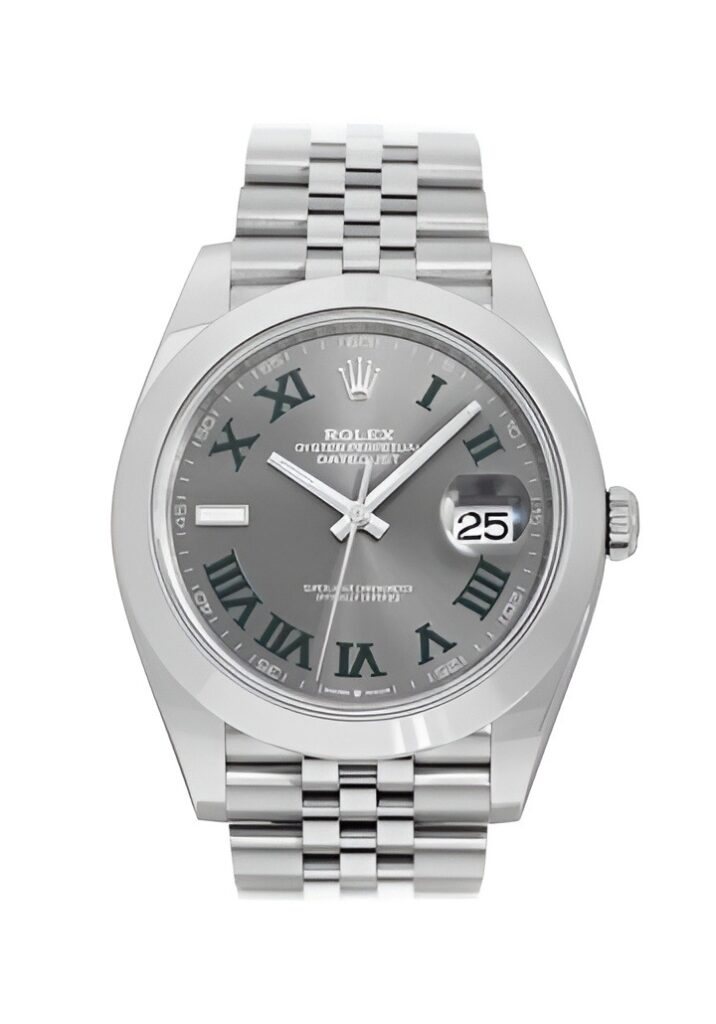 Super Clone Rolex Datejust Rhodium Dial 126300 “Wimbledon” Jubilee 41 mm