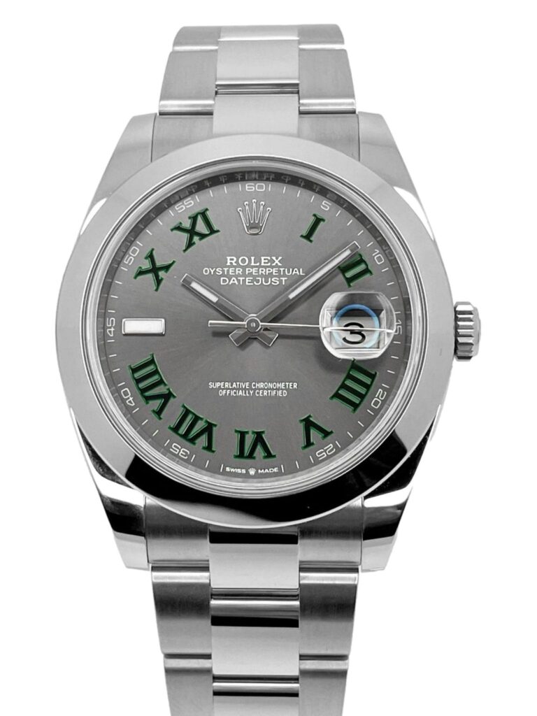 Super Clone Rolex Datejust Rhodium Dial 126300 “Wimbledon” Oyster 41 mm