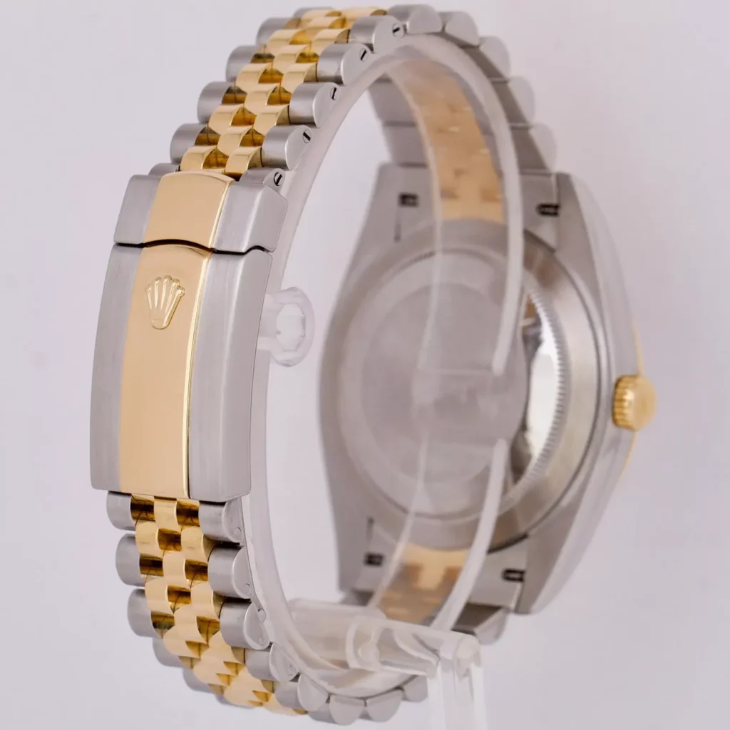Super Clone Rolex Datejust Rhodium Dial 126333 “Wimbledon” Flutted/Jubilee 41 mm — bracelet detail