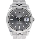 Super Clone Rolex Datejust Rhodium Dial 126334 Jubilee 41 mm