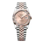 Super Clone Rolex Datejust Rosé Dial 126231-0027 36 mm