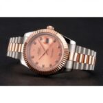 Super Clone Rolex Datejust Rose-Gold Dial REP016816 41 mm — side profile