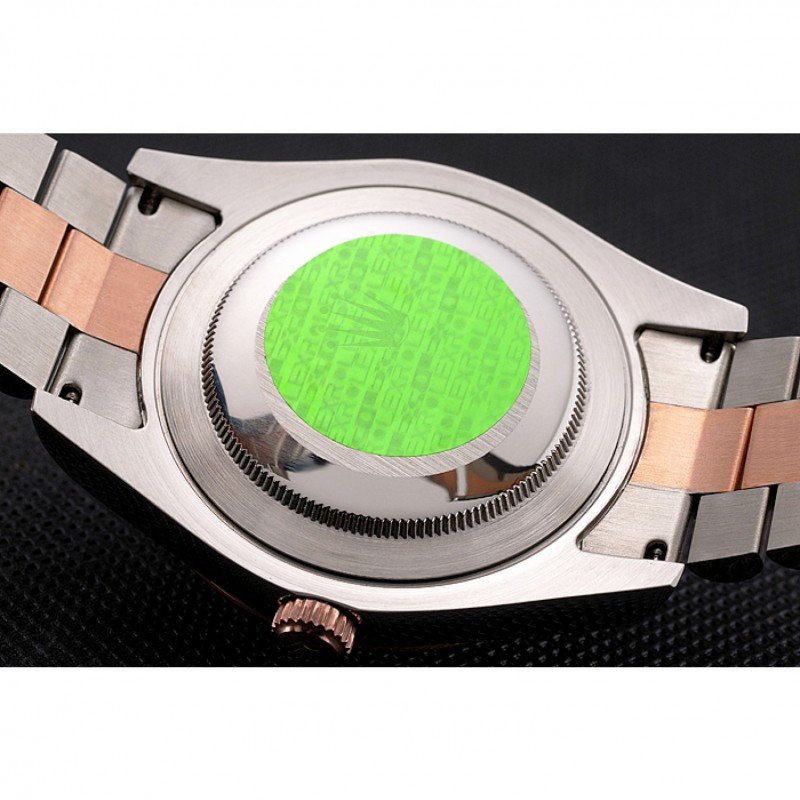 Super Clone Rolex Datejust Rose-Gold Dial REP016816 41 mm — movement / caseback view