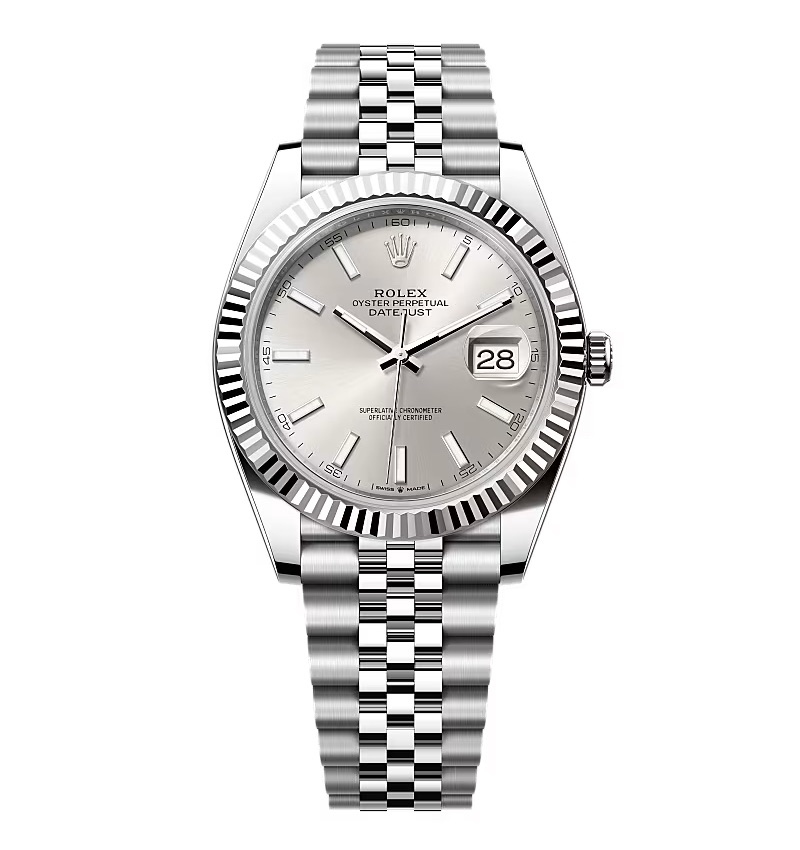 Super Clone Rolex Datejust Silver Dial 126334-0004 41 mm