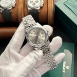 Super Clone Rolex Datejust Silver Dial 126334-0004 41 mm — case and bezel