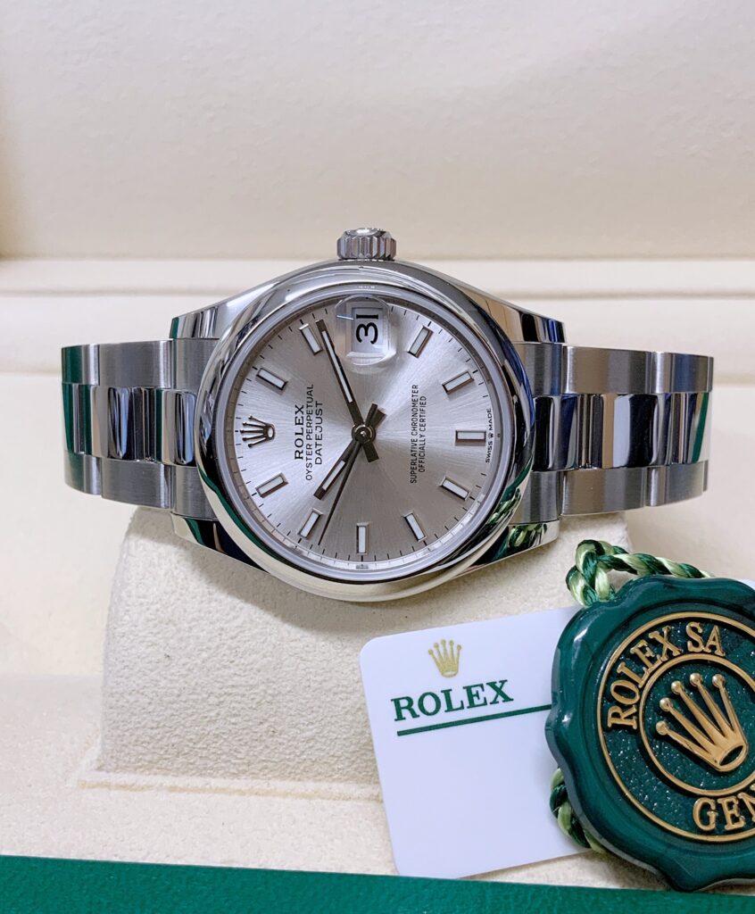 Super Clone Rolex Datejust Silver Dial 278240 31 mm — bracelet detail