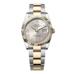 Super Clone Rolex Datejust Silver Roman Diamond Dial 126233-0032 36 mm