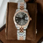 Super Clone Rolex Datejust Slate Dial 126231-0013 36 mm — dial close-up