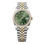 Super Clone Rolex Datejust Slate Diamond Dial 126283RBR-0011 36 mm