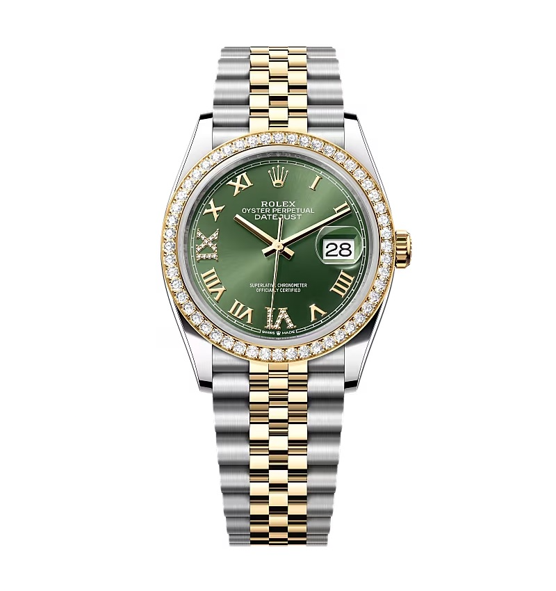 Super Clone Rolex Datejust Slate Diamond Dial 126283RBR-0011 36 mm