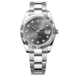 Super Clone Rolex Datejust Slate Diamond Dial 126334-0005 41 mm