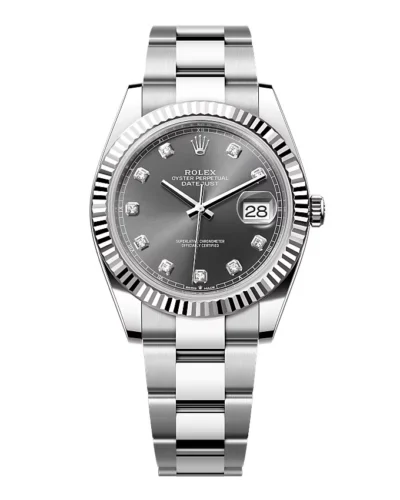 Super Clone Rolex Datejust Slate Diamond Dial 126334-0005 41 mm – Swiss SuperClone