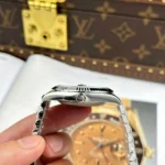 Super Clone Rolex Datejust Slate Diamond Dial 126334-0006 41 mm — case and bezel