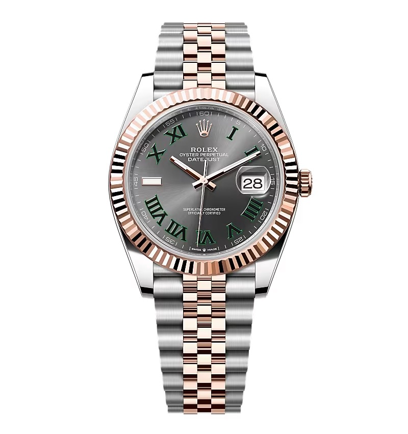 Super Clone Rolex Datejust Slate Roman Dial 126331-0016 41 mm