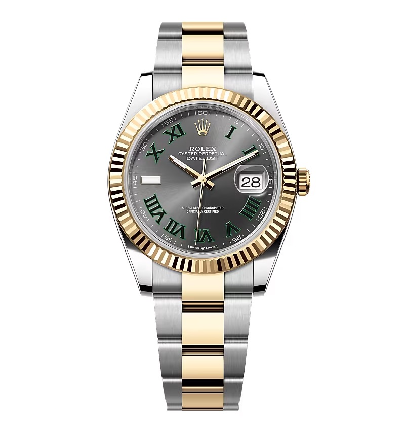 Super Clone Rolex Datejust Slate Roman Dial 126333-0019 41 mm