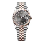 Super Clone Rolex Datejust Slate Roman Diamond Dial 126231-0023 36 mm